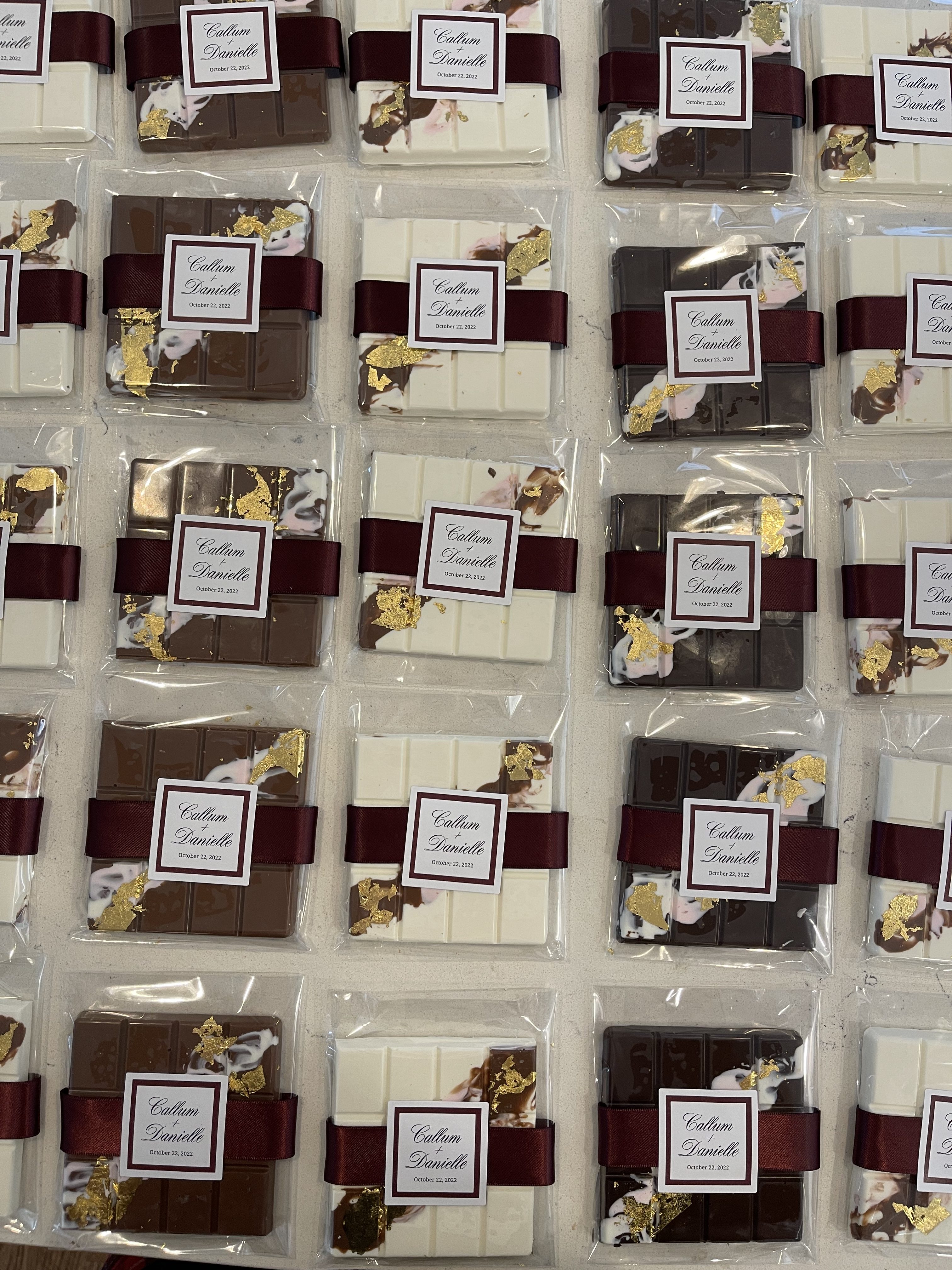 Chocolate Bar Favors Dolce Emilia